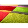 Tapis de salon Haut de Gamme en laine Patch Multicolore