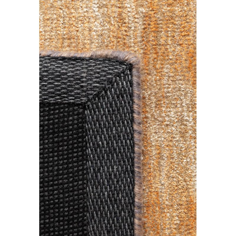 Tapis de salon haut de gamme en laine et viscose Desert multicolore