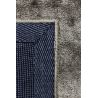 Tapis de salon design haut de gamme en viscose Traces Gris taupe
