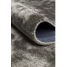 Tapis de salon design haut de gamme en viscose Traces Gris taupe