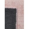 Tapis de salon prestige tissé main en viscose Current Rose poudré