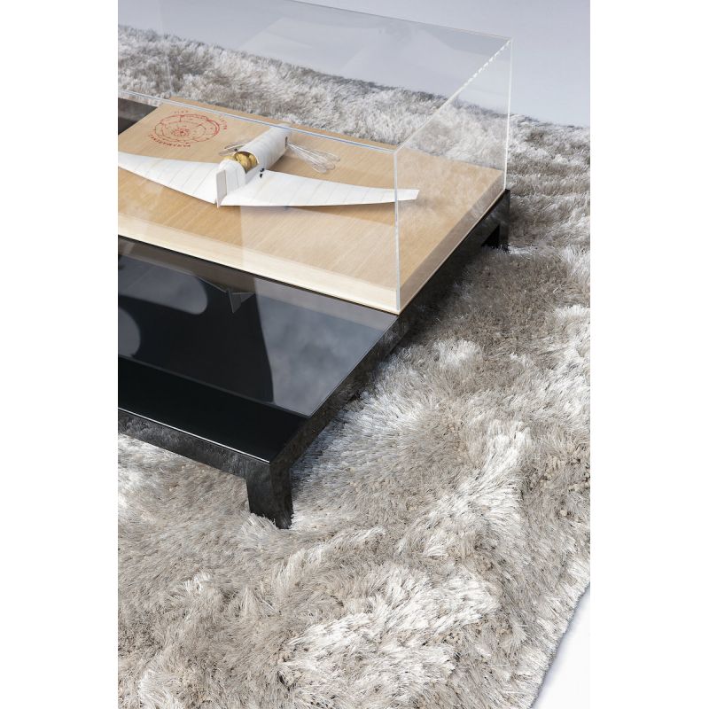Tapis de salon prestige Adore shaggy longues mèches Beige