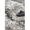 Tapis de salon haut de gamme Adore shaggy longues mèches Gris silver