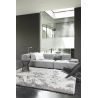 Tapis de salon haut de gamme Adore shaggy longues mèches Gris silver