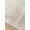 Tapis Design tissé main en viscose et laine Chiné ivoire Ripple