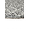 Tapis design tissé main laine et viscose Merge Gris