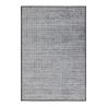 Tapis de salon design tissé main en laine et viscose Mesh Gris et Anthracite 