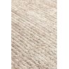 Tapis Moderne tissé main en laine et soie de bambou Oat beige