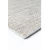 Tapis Contemporain tissé main en laine et soie de bambou Oat Gris clair