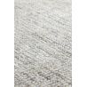Tapis Contemporain tissé main en laine et soie de bambou Oat Gris clair