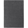Tapis Design tissé main laine et viscose Rhythm Gris