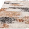 Tapis de salon enfibres synthétiques Altaï Lines terracotta