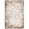 Tapis de salon enfibres synthétiques Altaï Border beige