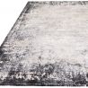 Tapis de salon enfibres synthétiques Altaï Border gris anthracite