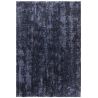Tapis moderne en fibres synthétiques Altaï Abstrait bleu marine