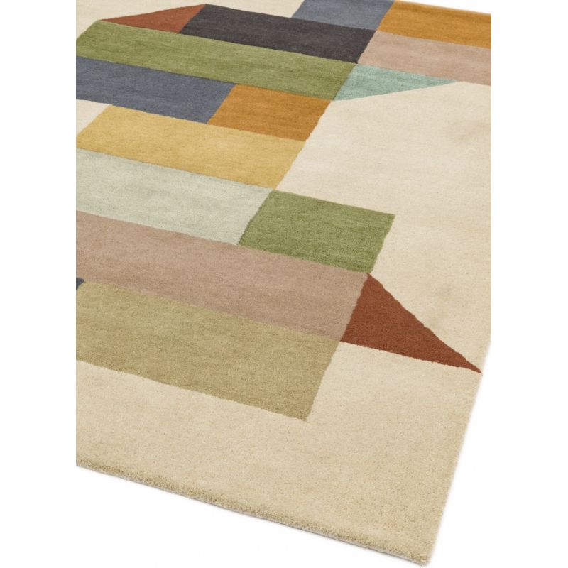 Tapis de salon design pure laine contemporain Oleniok