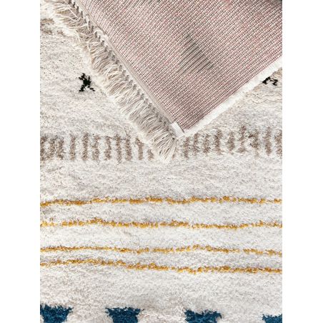 Tapis shaggy doux ALADIN 100% polypropylène motifs ethnique bébé Tapis shaggy doux ALADIN 100% polypropylène motifs ethnique bébé