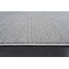 Tapis de salon à reliefs en fibres synthétiques Laïka gris