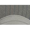 Tapis de salon forme originale galet Halona gris et gris anthracite