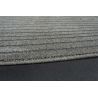 Tapis de salon forme originale galet Halona gris et gris anthracite