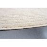 Tapis de salon forme originale galet Halona doré