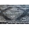 Tapis indoor/ outdoor en polypropylène motif ethnique Naya anthracite