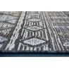 Tapis indoor/ outdoor en polypropylène motif ethnique Naya anthracite