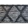 Tapis indoor/ outdoor en polypropylène motif ethnique Naya anthracite