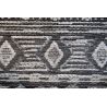 Tapis indoor/ outdoor en polypropylène motif ethnique Naya anthracite