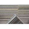 Tapis d'extérieur en polypropylène motif ligne Asha multicolore
