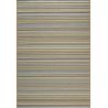 Tapis d'extérieur en polypropylène motif ligne Dena multicolorev