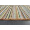 Tapis d'extérieur en polypropylène motif ligne Dena multicolore