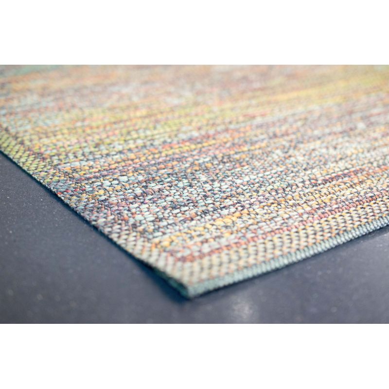 Tapis extérieur intérieur en polypropylène Winona Vert tendance
