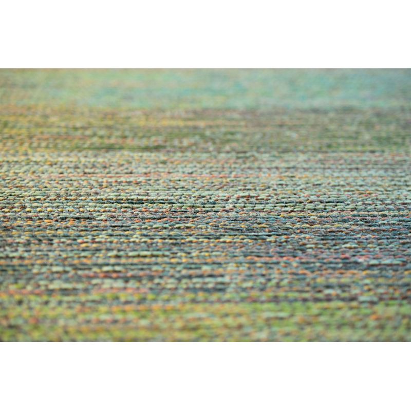 Tapis extérieur intérieur en polypropylène Winona Vert outdoor resistant