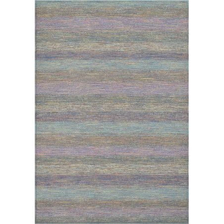 Tapis extérieur intérieur en polypropylène Winona Bleu Parme