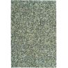 Tapis shaggy épais en polyester Talasi Vert salon