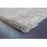 Tapis shaggy épais en polyester Talasi Or intérieur sol
