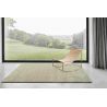 Tapis shaggy épais en polyester Talasi Or chambre bureau prestige