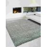 Tapis shaggy épais en polyester Talasi Vert chambre prestige