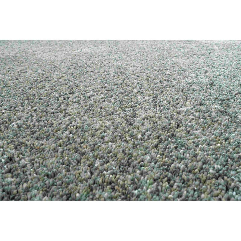 Tapis shaggy épais en polyester Talasi Vert camaieu de vert