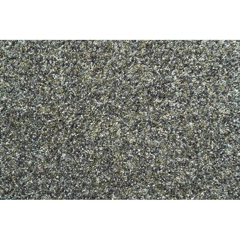 Tapis shaggy épais en polyester Talasi Vert tendance design moderne