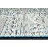 Tapis outdoor/ indoor en polypropylène motifs géométriques Aponi vert d'eau