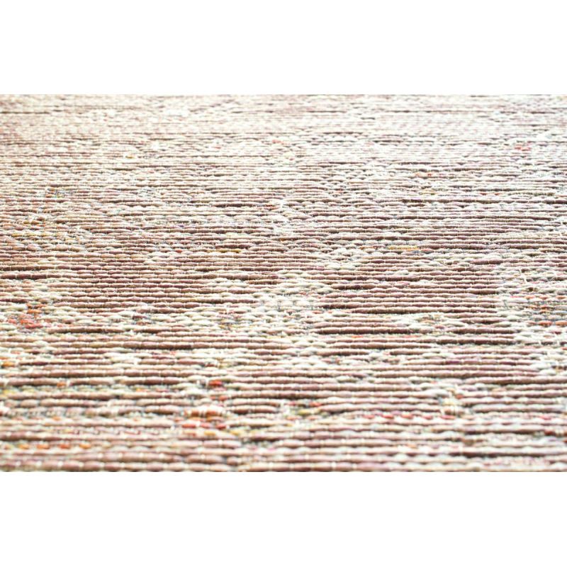 Tapis outdoor/ indoor en polypropylène motifs géométriques Aponi terracotta