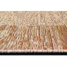 Tapis outdoor/ indoor en polypropylène motifs géométriques Aponi terracotta