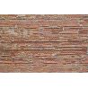 Tapis outdoor/ indoor en polypropylène motifs géométriques Aponi terracotta