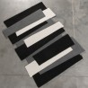 Tapis Contemporain Pebbles par Angelo noir et gris 170 x 240 cm Tapis Contemporain Pebbles par Angelo noir et gris 170 x 240 cm