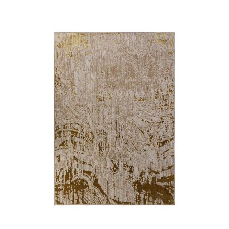 Tapis rectangulaire en polypropylène Arissa Or Tapis rectangulaire en polypropylène Arissa Or