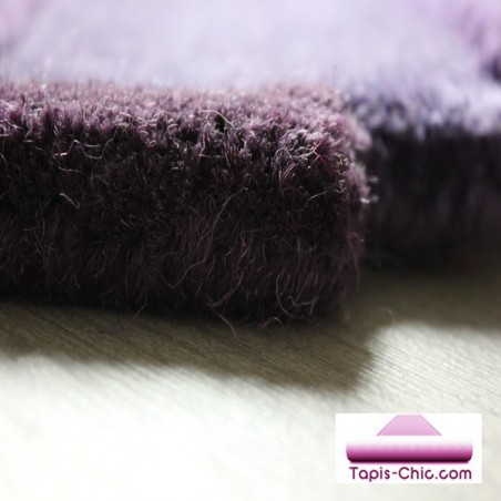 Tapis Contemporain Pebbles par Angelo violet en laine Tapis Contemporain Pebbles par Angelo violet en laine