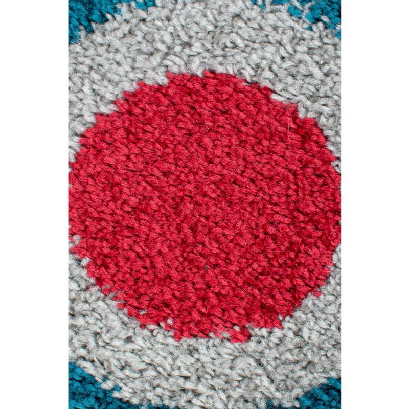 Tapis Enfant gris avec une fusée