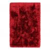 Tapis shaggy rouge